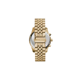 The Michael Kors Lexington Gold Stainless Steel 45 mm Chronograph Quartz Watch for Gents (MK-8281)